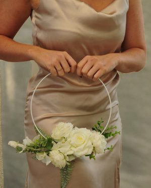 Clara Floral Hoop