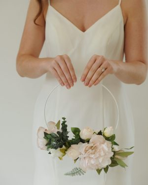 Olivia Floral Hoop