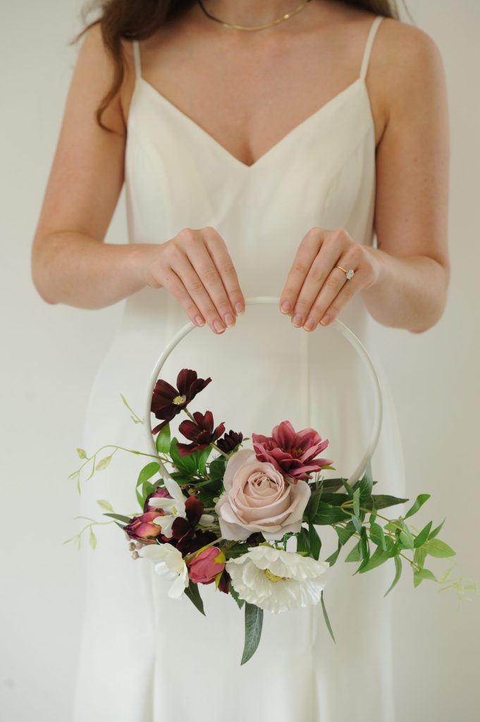 Sophia Floral Hoop