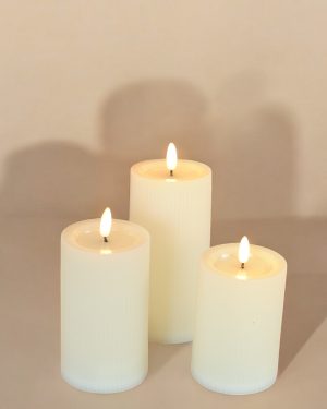 Pillar Candle Trio
