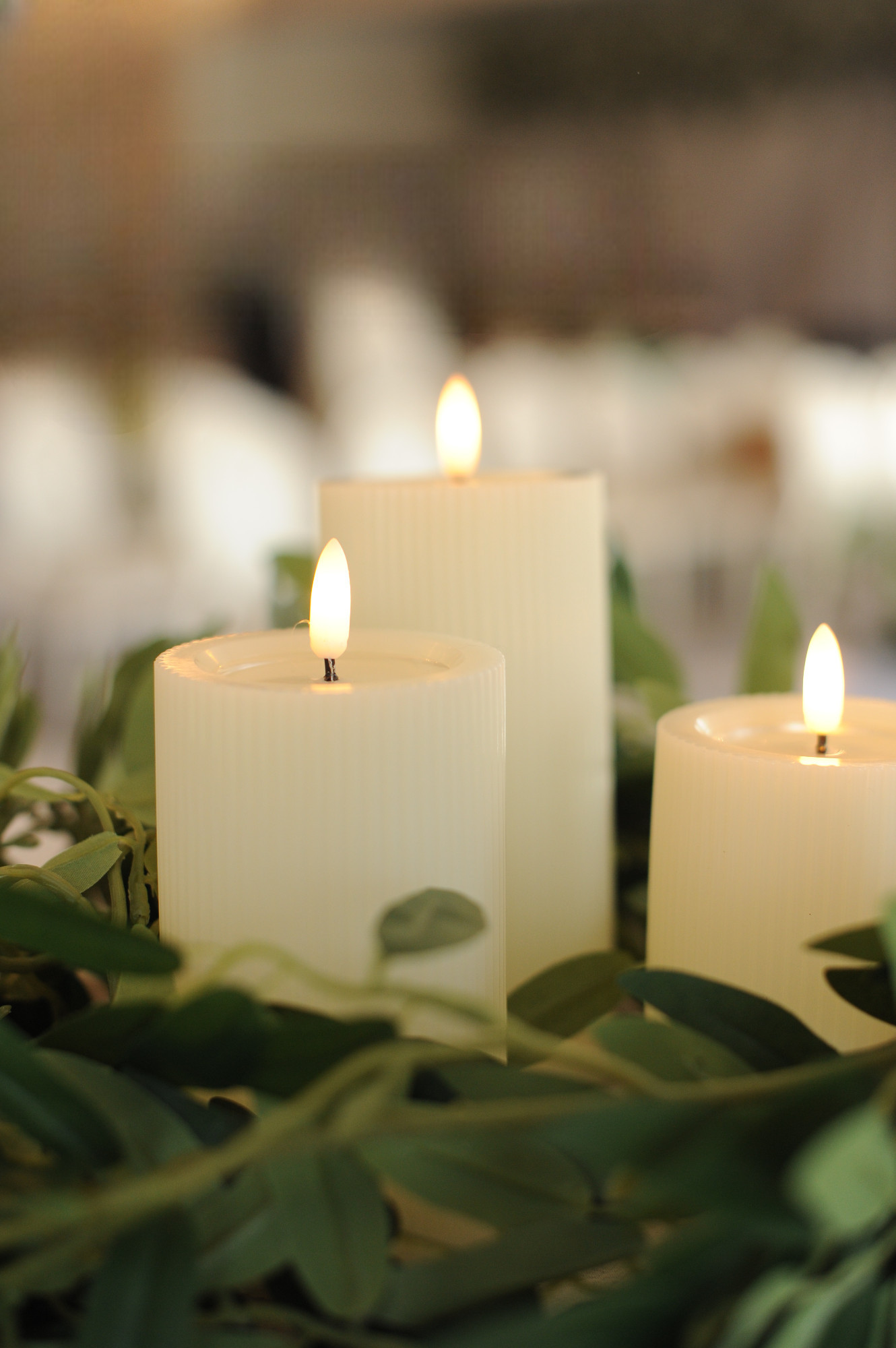 Foliage and Candle Centrepiece Set - Image 2
